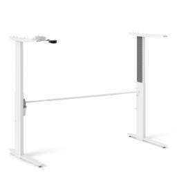 Wyld Haus Dris 150cm Natural Oak Effect Desk White Metal Legs - thumbnail 8