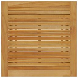 Berkfield Home Garden Dining Table 88x88x74 cm Solid Acacia Wood in Brown - Size: 88 x 88 x 74 cm - thumbnail 4