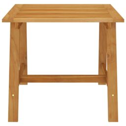 Berkfield Home Garden Dining Table 88x88x74 cm Solid Acacia Wood in Brown - Size: 88 x 88 x 74 cm - thumbnail 2