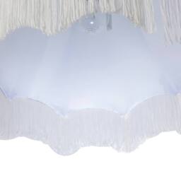 Happy Homewares Classic Victorian Lamp Shade in Light Emerald Green Velvet with Trims - Size: 14 inches - thumbnail 5