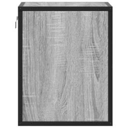 Berkfield Home Durable Wall-mounted Bedside Cabinet Grey Sonoma 40x31x39.5 cm - thumbnail 6