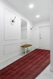 RugsX Anti-Slip Lotus Runner in Red - Size: 80 cm x 150 cm - thumbnail 3