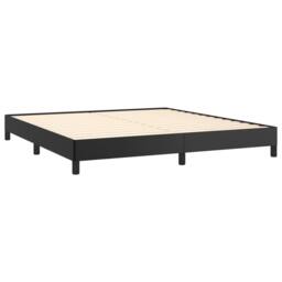 Berkfield Home Bed Frame Black 180x200 cm Super King Faux Leather - thumbnail 4