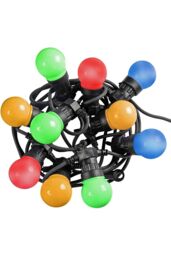 CGC Lighting 'Daphne' Coloured LED Festoon Outdoor String Lights - thumbnail 2