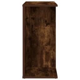 Berkfield Home Bedside Tables 2 pcs Smoked Oak 46.5x29x61 cm Engineered Wood in Brown - thumbnail 6