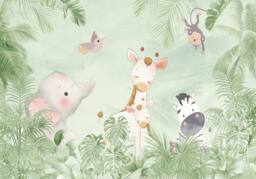 Superfresco Easy Circle of Life Green Print To Order 3m x 2.8m Mural - thumbnail 2