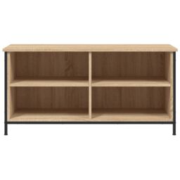 Berkfield Home TV Cabinet Sonoma Oak 100x40x50 cm Engineered Wood in Brown - Size: 100 x 40 x 50 cm - thumbnail 4