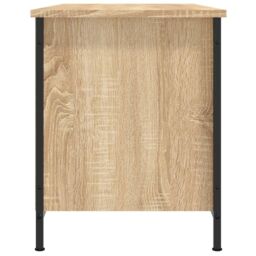 Berkfield Home TV Cabinet Sonoma Oak 100x40x50 cm Engineered Wood in Brown - Size: 100 x 40 x 50 cm - thumbnail 5