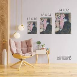 "Artery8 Maxime Dethomas Portrait Canvas Wall Art Print Toulouse Lautrec - Size: W18"" x H24""" - thumbnail 4