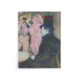 "Artery8 Maxime Dethomas Portrait Canvas Wall Art Print Toulouse Lautrec - Size: W18"" x H24""" - thumbnail 1