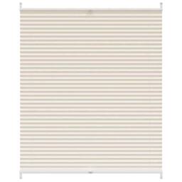 Berkfield Home Plisse Blind 100x125cm Cream - Size: 100x125 cm