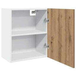 Berkfield Home Hanging Cabinets 2 pcs Artisan Oak 50x31x60 cm Engineered Wood in Brown - Size: 50 x 31 x 60 cm - thumbnail 5