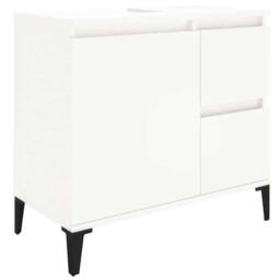 Berkfield Home Bathroom Cabinet White 65x33x60 cm Engineered Wood - Size: 65 x 33 x 60 cm