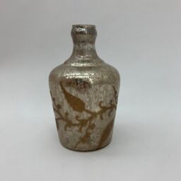 Minster 9 Inch Decorative Vase - Antique Silver Glass - L13 x W13 x H23 cm in Grey - Size: 1 Pack