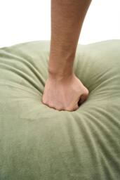 Living and Home Soft Headboard Pillow Backrest Cushion in Green - thumbnail 8