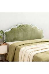 Living and Home Soft Headboard Pillow Backrest Cushion in Green