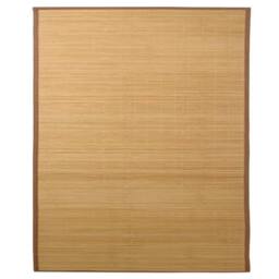 Berkfield Home Rug Bamboo 160x230 cm Brown in Tan - Size: 100 cm diameter - thumbnail 3