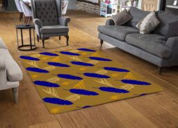 Benjamin Tate Design Trendy Tropical Rug in Natural - Size: Large - thumbnail 2
