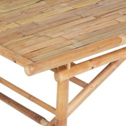 Wyld and Coco Bamboo Garden Table 180cm Light Brown - thumbnail 5