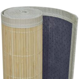 Berkfield Home Rug Bamboo 100x160 cm Natural in Brown - Size: 100 cm diameter - thumbnail 4