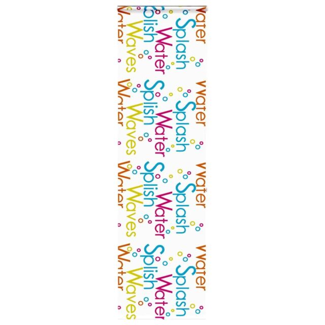 Berkfield Home Shower Roller Blind with Cassette 70x240 cm Fabric Width 66 cm in Black - image 1