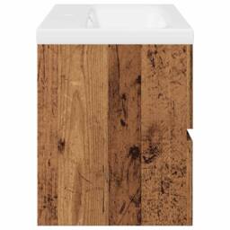 Berkfield Home Sink Cabinet with Built-in Basin Old Wood 101x39.5x49 cm in Brown - thumbnail 7