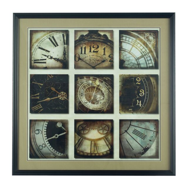 Orsina Framed Time Has Come Wall Art Home Wall Décor in Black - image 1
