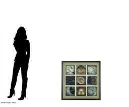 Orsina Framed Time Has Come Wall Art Home Wall Décor in Black - thumbnail 3