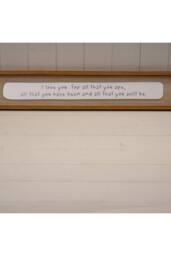 KDMD Rectangle Wooden Sign for Cosy Living Spaces in Brown - thumbnail 5
