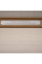KDMD Rectangle Wooden Sign for Cosy Living Spaces in Brown - thumbnail 3