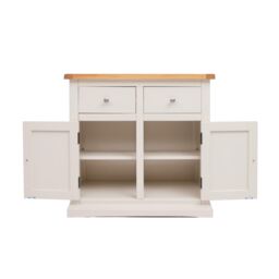 Cabinet Bits Castelli Off-White 2 Drawer 2 Door Sideboard Chrome Knob - thumbnail 5