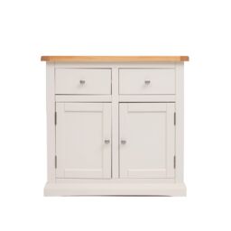 Cabinet Bits Castelli Off-White 2 Drawer 2 Door Sideboard Chrome Knob - thumbnail 1