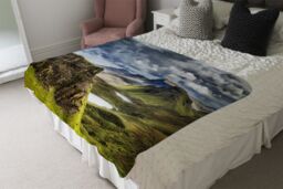 Benjamin Tate Design Highland, Scotland Designer Blanket in Natural - Size: 120 cm x 150 cm - thumbnail 4