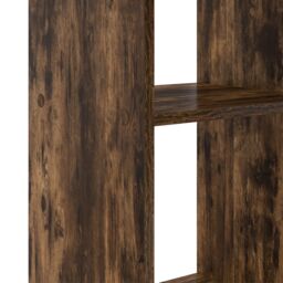 Berkfield Home Smoked Oak Computer Desk Smoked oak Engineered wood Large in Brown - thumbnail 7