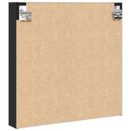 Berkfield Home Vitrine Cabinet Black 60x8.5x58 cm Engineered Wood - thumbnail 6