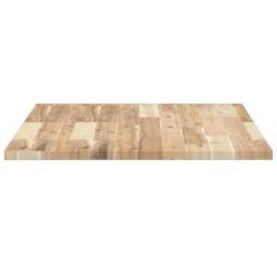Berkfield Home Bathroom Vanity Top Untreated 100x60x2 cm Solid Wood Acacia in Brown - Size: 100 x 60 x 2 cm - thumbnail 5