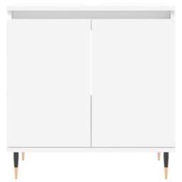 Berkfield Home 3 Piece Bathroom Cabinet Set White Engineered Wood - thumbnail 6