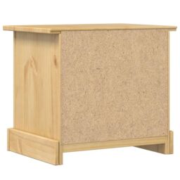 Berkfield Home Bedside Cabinet Corona 53x39x50 cm Solid Wood Pine in Brown - Size: 53 x 39 x 50 cm - thumbnail 6