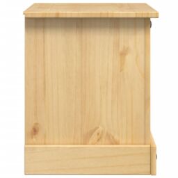 Berkfield Home Bedside Cabinet Corona 53x39x50 cm Solid Wood Pine in Brown - Size: 53 x 39 x 50 cm - thumbnail 5
