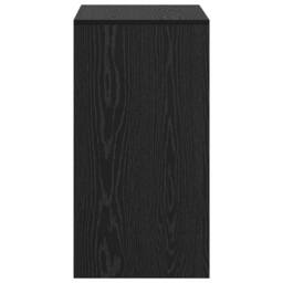Berkfield Home Modern Writing Desk Black oak Engineered wood 60 x 40 x 76 cm - thumbnail 6