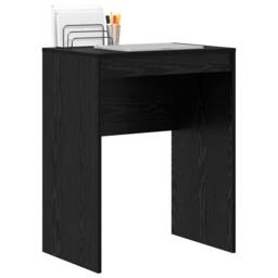 Berkfield Home Modern Writing Desk Black oak Engineered wood 60 x 40 x 76 cm