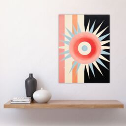 "Artery8 Aquarius Supernova Universe Sun Abstract Minimalist Unframed Wall Art Print Poster Home Decor Premium - Size: W12"" x H16""" - thumbnail 4