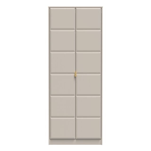 Ready Assembled 2 U Metro 2 Door Wardrobe (Ready Assembled) in Taupe - Size: Large - image 1