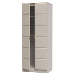 Ready Assembled 2 U Metro 2 Door Wardrobe (Ready Assembled) in Taupe - Size: Large - thumbnail 5