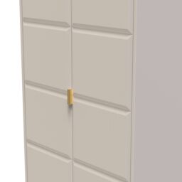 Ready Assembled 2 U Metro 2 Door Wardrobe (Ready Assembled) in Taupe - Size: Large - thumbnail 4