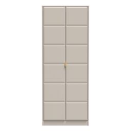 Ready Assembled 2 U Metro 2 Door Wardrobe (Ready Assembled) in Taupe - Size: Large - thumbnail 1