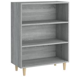 Berkfield Home Sideboard Grey Sonoma 69.5x32.5x90 cm Engineered Wood - thumbnail 3