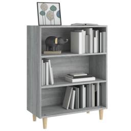 Berkfield Home Sideboard Grey Sonoma 69.5x32.5x90 cm Engineered Wood - thumbnail 6