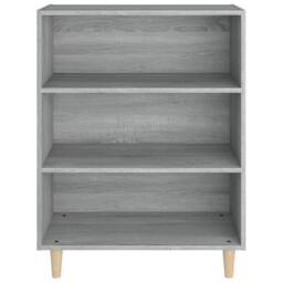 Berkfield Home Sideboard Grey Sonoma 69.5x32.5x90 cm Engineered Wood - thumbnail 1
