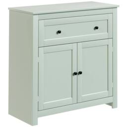 Wyld Haus Luhaso Green Sideboard Cabinet with Drawer & Adjustable Shelf - thumbnail 2